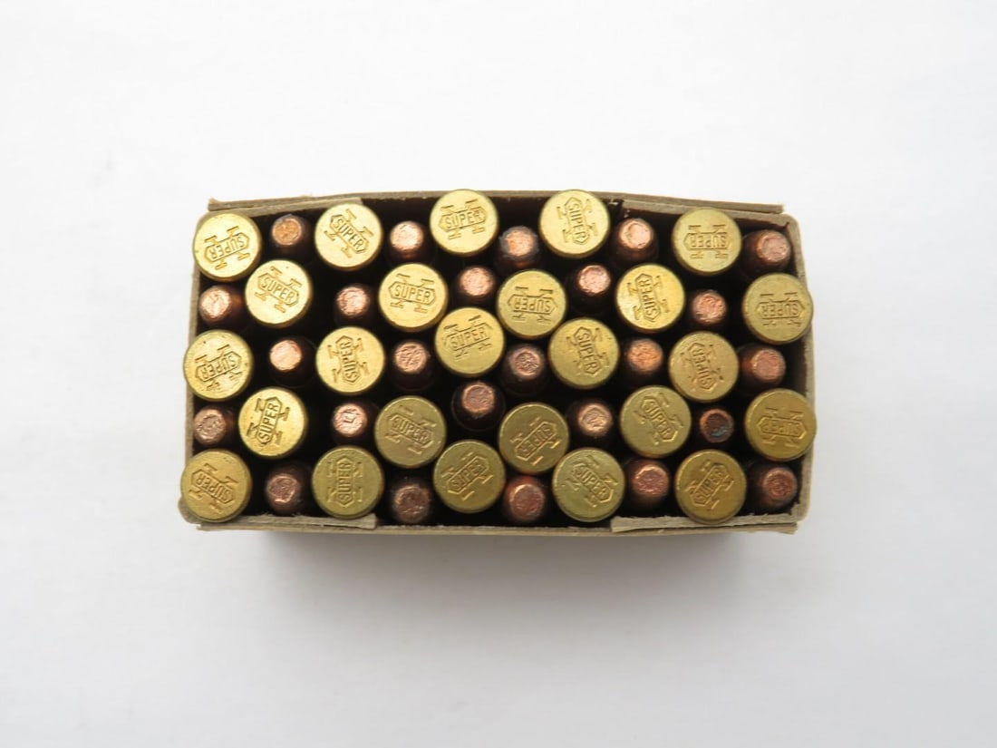 (3) Vintage Boxes Western Super "X" .22 WRF (Rem. Spl.) Cartridges - 2