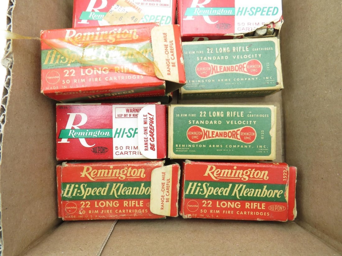 (13) Boxes of Assorted Vintage Remington .22 Cartridges - 2