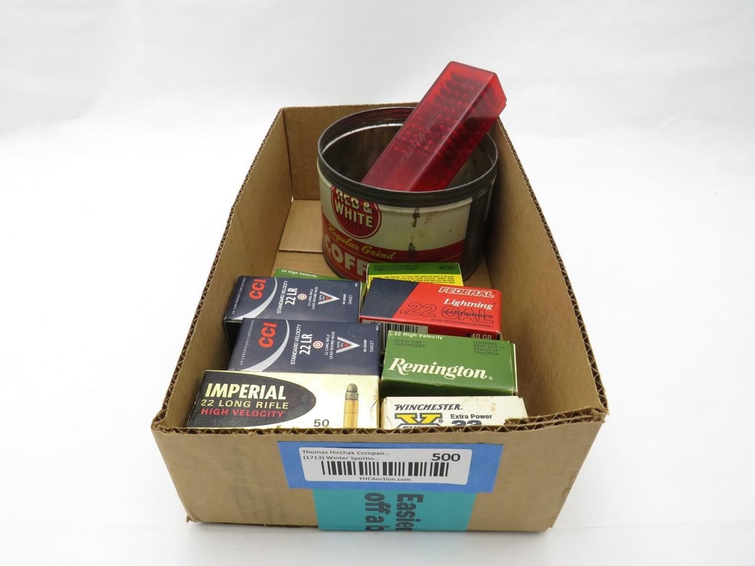 (109) Assortment Of .22 Cartridges: (109+/-) Cartridges