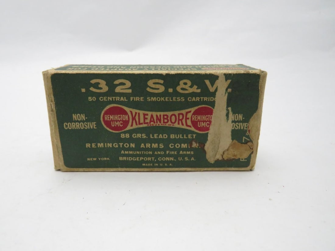 (4) Boxes of Remington .32 Kleanbore Cartridges - 8