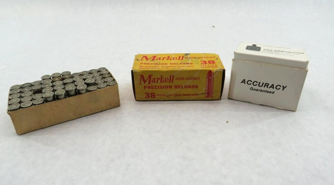 (104) 38 Special Cartridges: **some are reloads** includes (29) Brass 