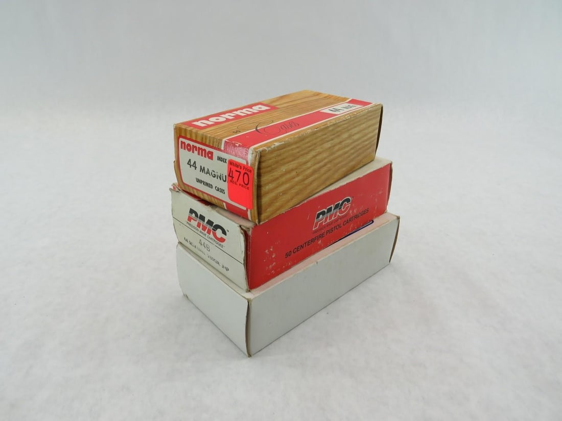 (67) .44 Magnum Cartridges & (83+/-) Brass - 2