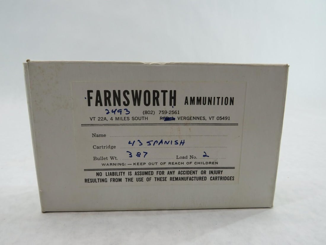 (20) Reloaded .43 Spanish Cartridges - 2