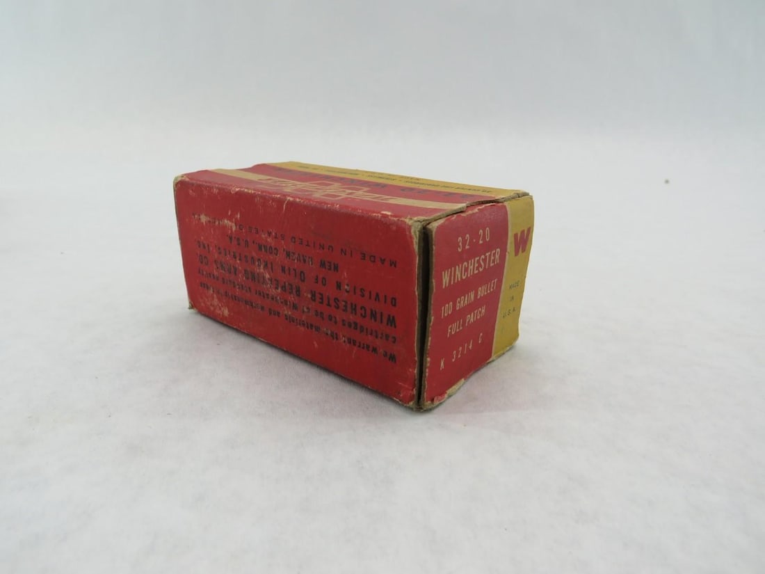 (2) Vintage Boxes Winchester 32-20 Boxes W/ Cartridges - 13