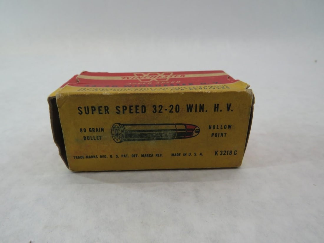 (2) Vintage Boxes Winchester 32-20 Boxes W/ Cartridges - 3