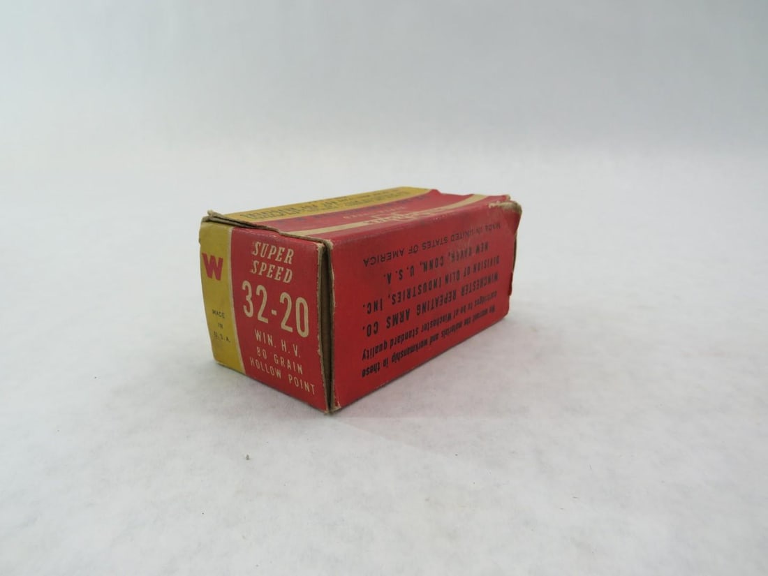 (2) Vintage Boxes Winchester 32-20 Boxes W/ Cartridges - 5
