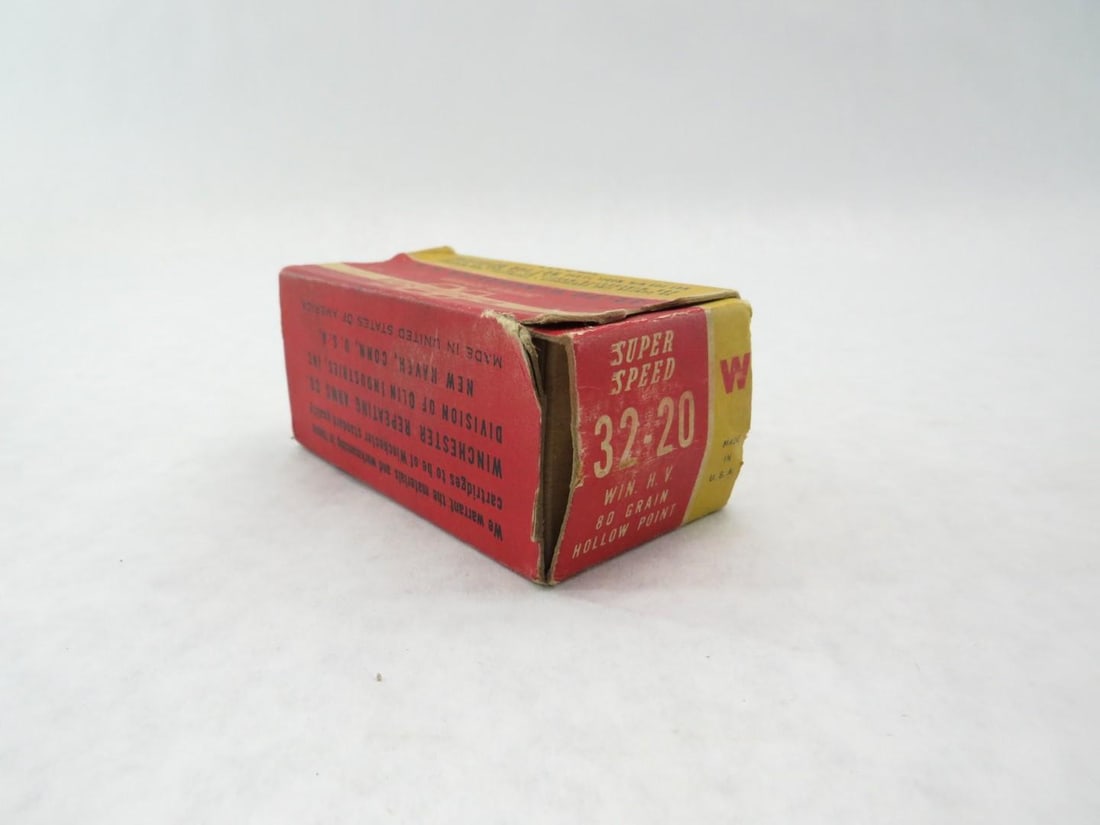 (2) Vintage Boxes Winchester 32-20 Boxes W/ Cartridges - 6
