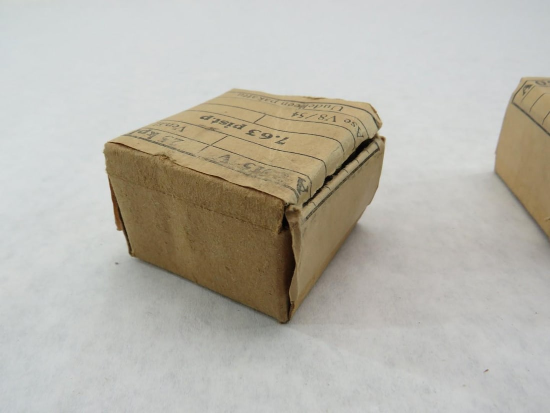 (2) Vintage Boxes Finnish 7.63 Cartridges - 4