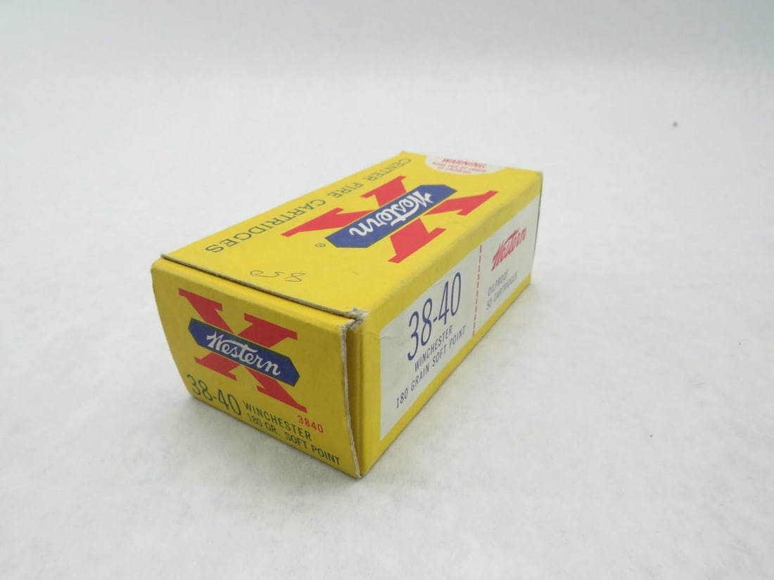 Vintage Box Western "X" 38-40 Cartridges - 5