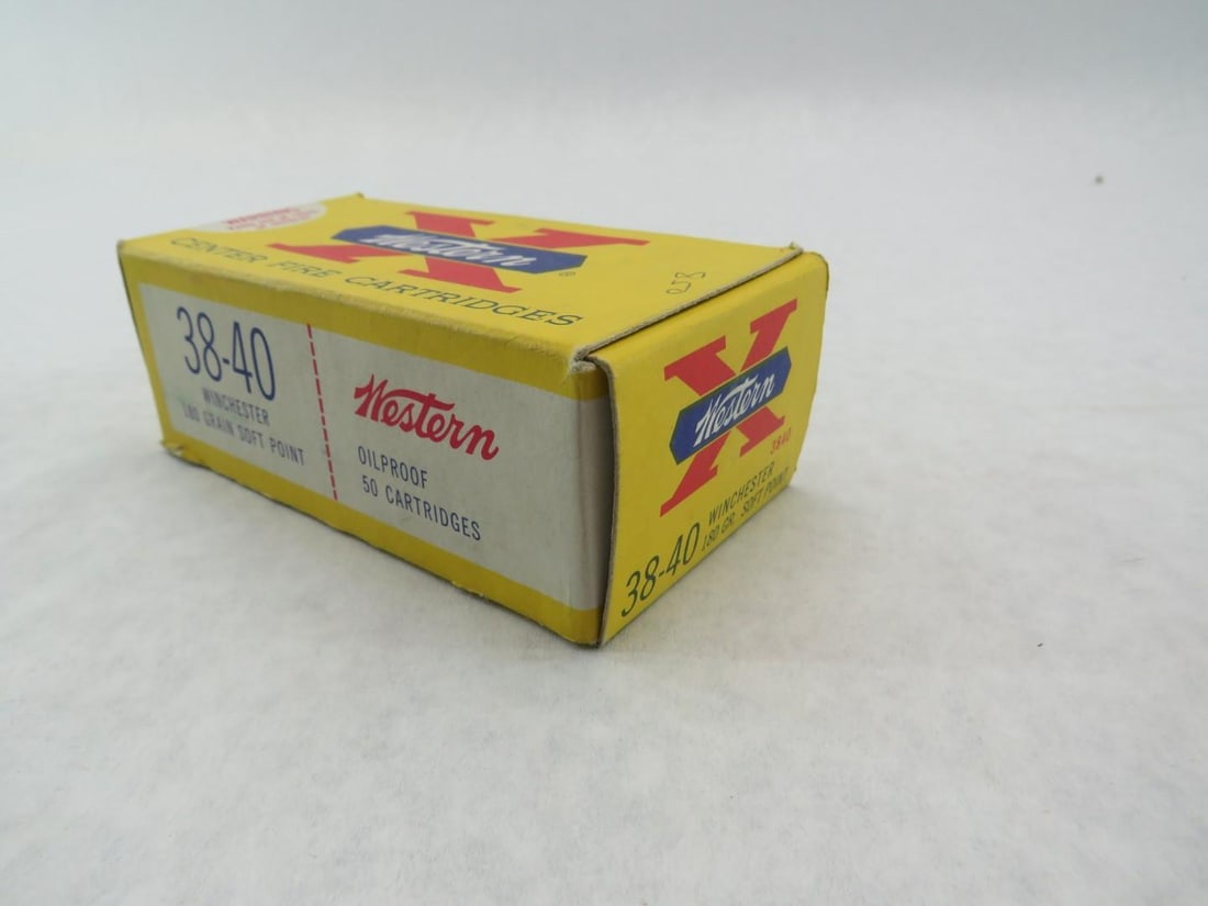 Vintage Box Western "X" 38-40 Cartridges - 6
