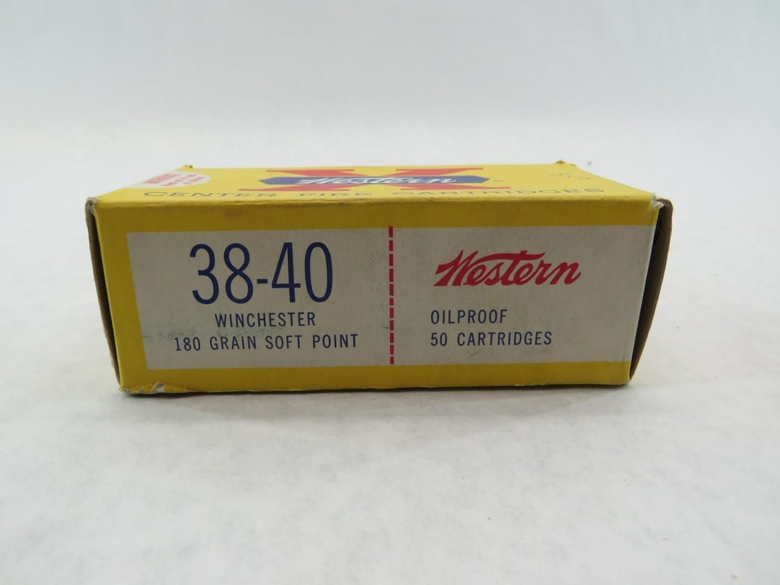 Vintage Box Western "X" 38-40 Cartridges - 8