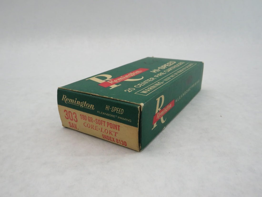 (2) Vintage Boxes Remington Kleanbore 303 Savage - 16
