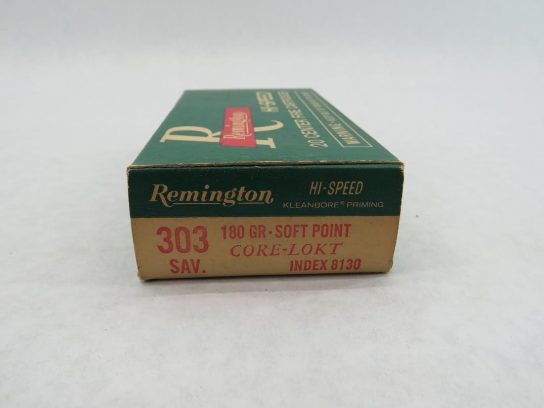 (2) Vintage Boxes Remington Kleanbore 303 Savage - 17
