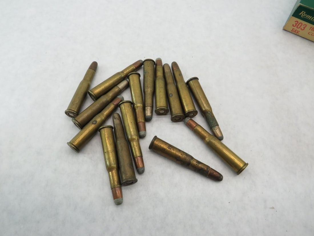 (2) Vintage Boxes Remington Kleanbore 303 Savage - 2