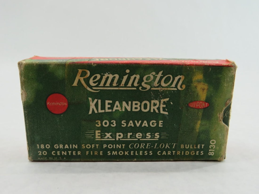 (2) Vintage Boxes Remington Kleanbore 303 Savage - 4