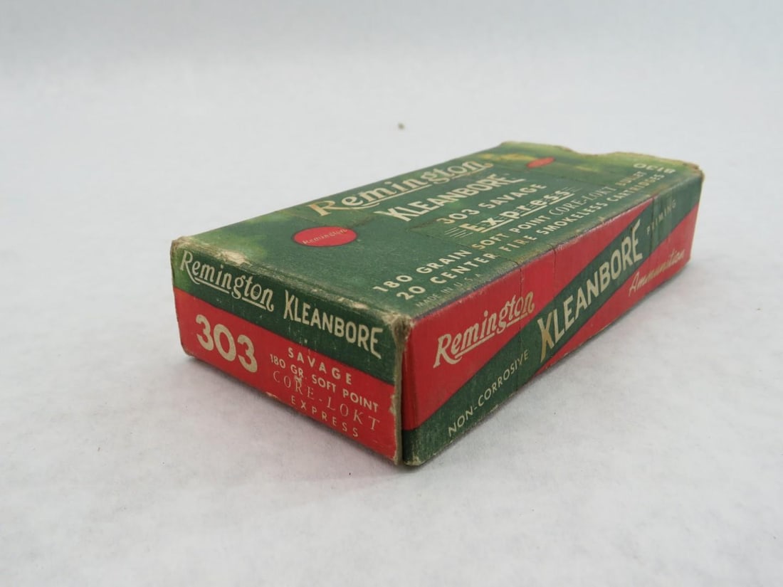 (2) Vintage Boxes Remington Kleanbore 303 Savage - 6
