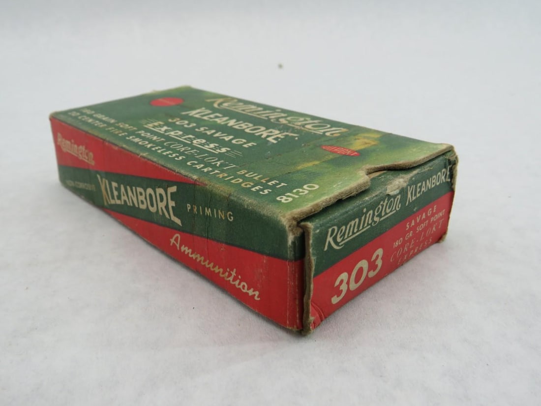 (2) Vintage Boxes Remington Kleanbore 303 Savage - 7