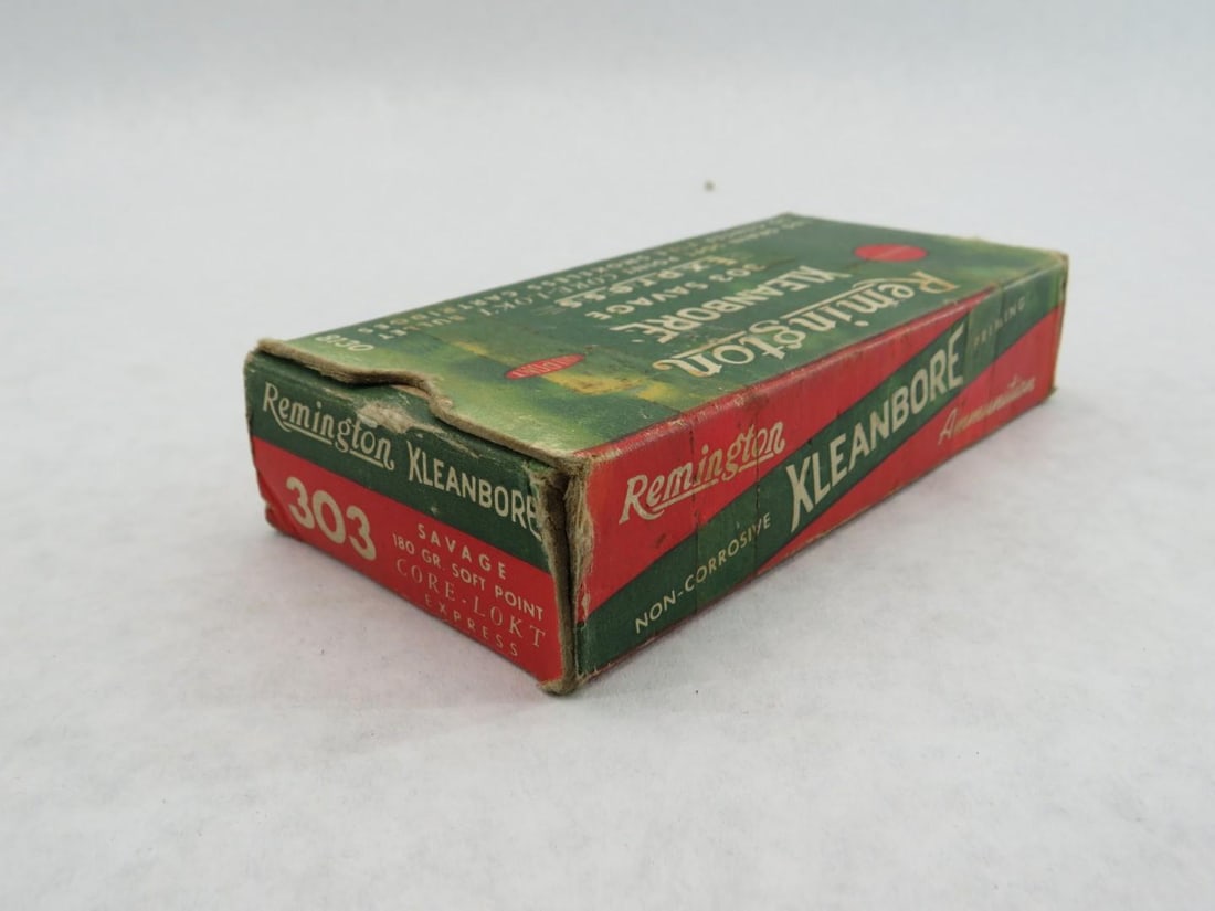 (2) Vintage Boxes Remington Kleanbore 303 Savage - 8