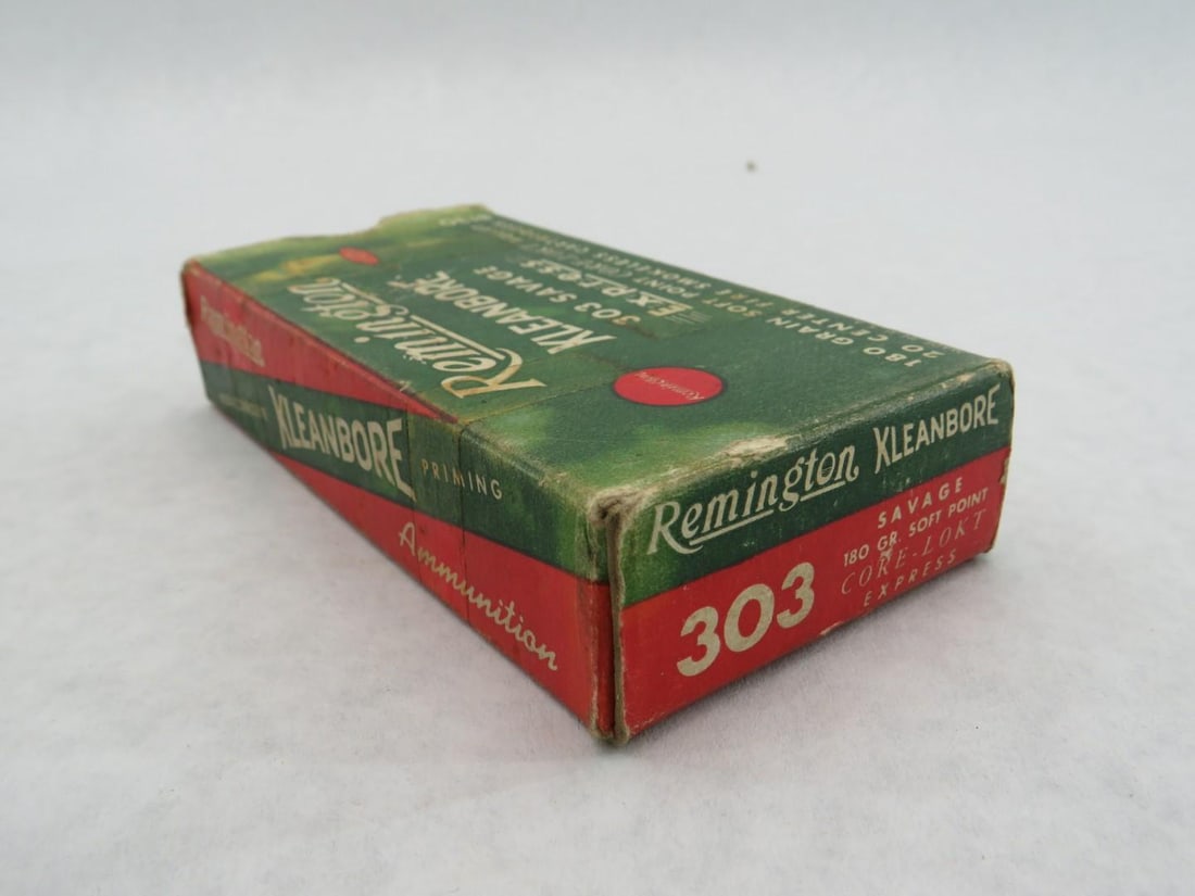 (2) Vintage Boxes Remington Kleanbore 303 Savage - 9