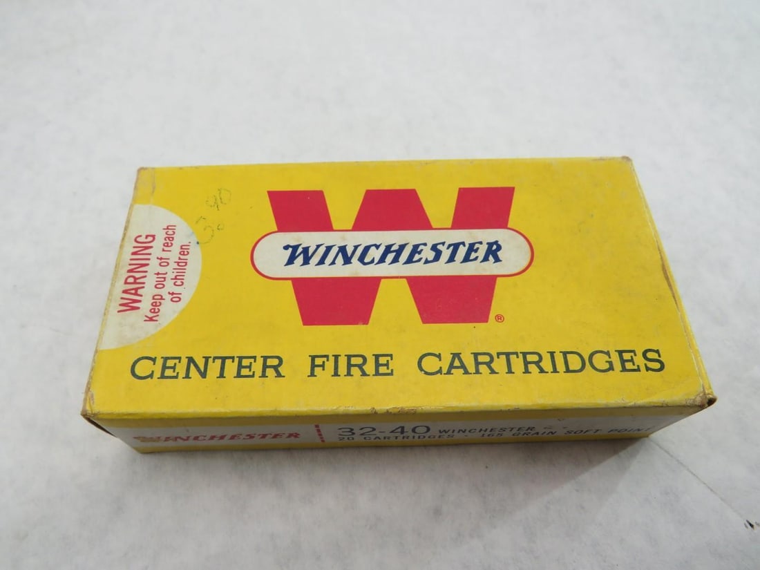 (2) Vintage Boxes Remington .32-40 Winchester Boxes W/ Cartridges - 2