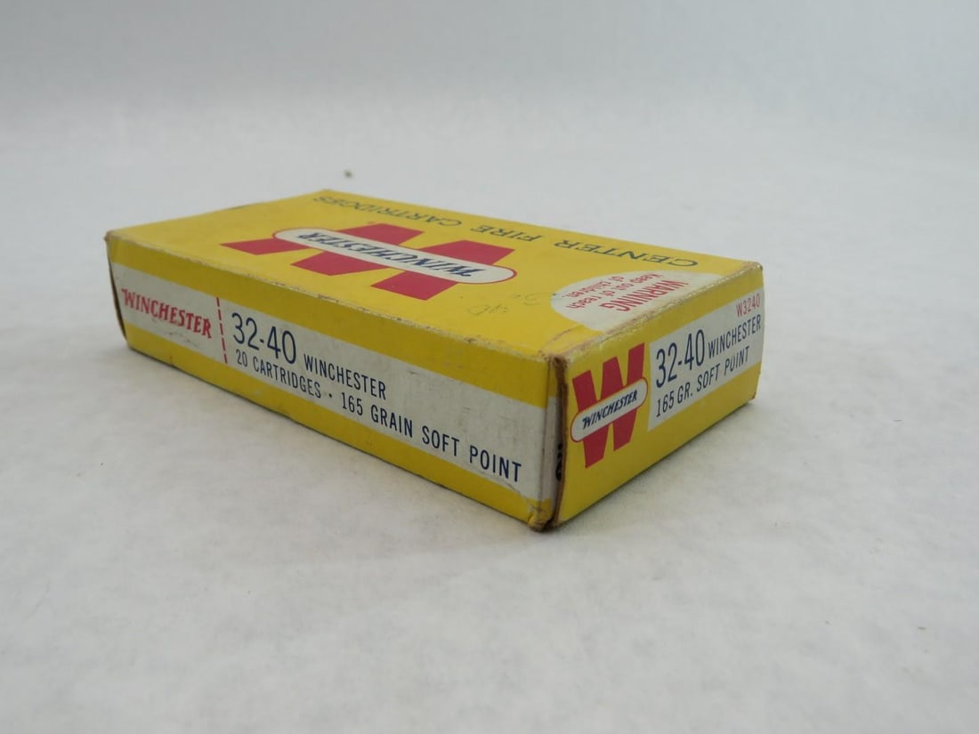 (2) Vintage Boxes Remington .32-40 Winchester Boxes W/ Cartridges - 5