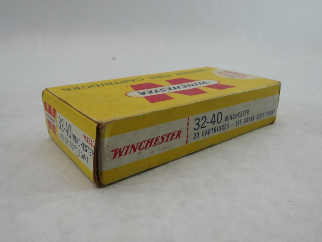 (2) Vintage Boxes Remington .32-40 Winchester Boxes W/ Cartridges - 6