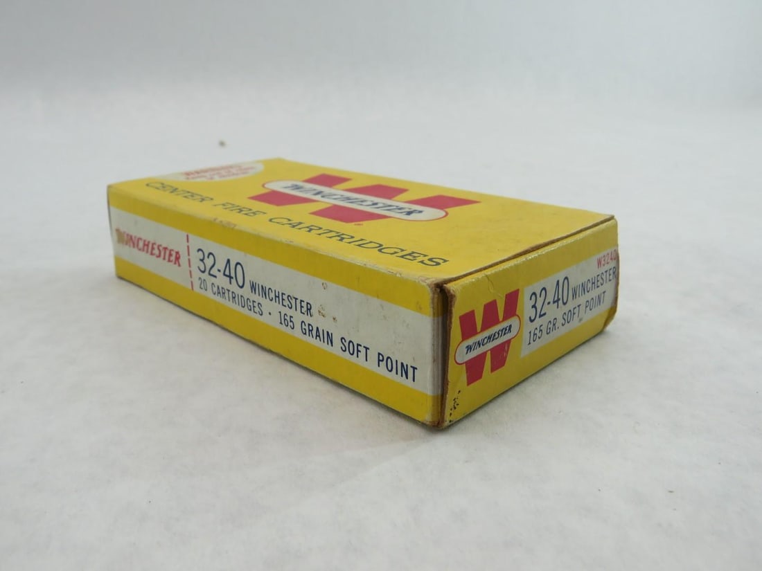 (2) Vintage Boxes Remington .32-40 Winchester Boxes W/ Cartridges - 7