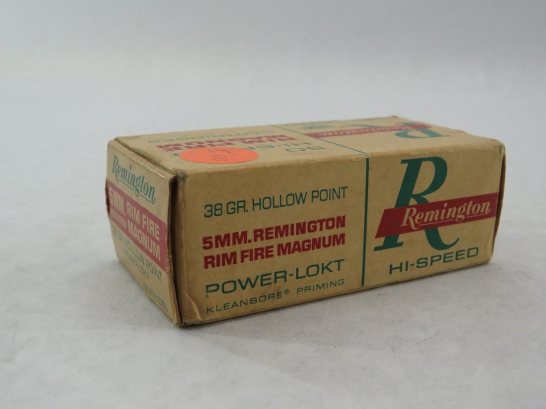 Vintage Box Remington 5mm Cartridges - 5