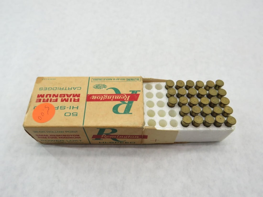 Vintage Box Remington 5mm Cartridges - 9