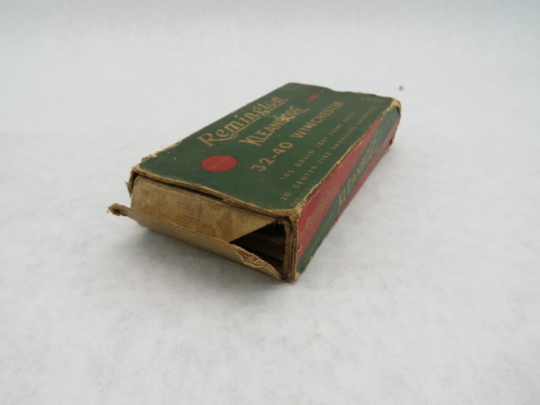 (3) Vintage Boxes Remington & Peters .32-40 Boxes W/ Cartridges - 10