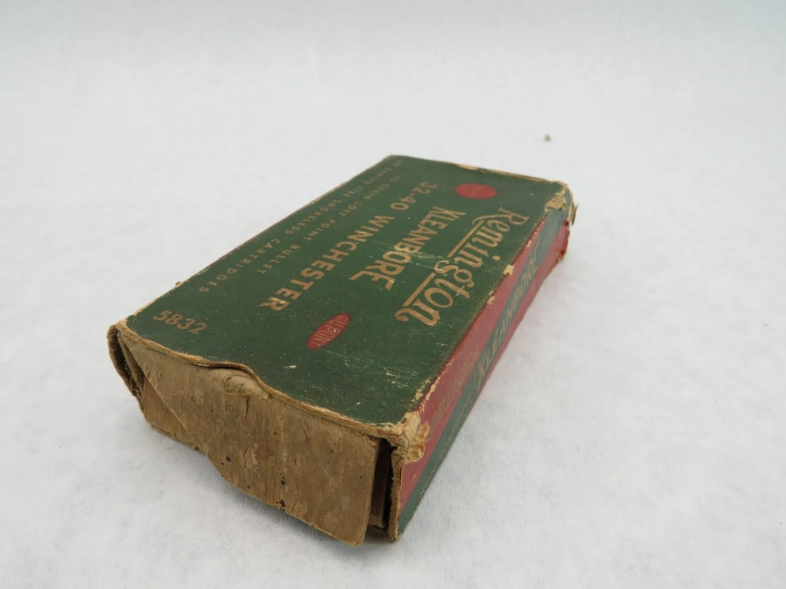 (3) Vintage Boxes Remington & Peters .32-40 Boxes W/ Cartridges - 12
