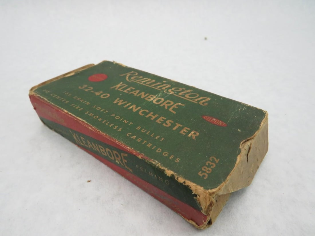 (3) Vintage Boxes Remington & Peters .32-40 Boxes W/ Cartridges - 13