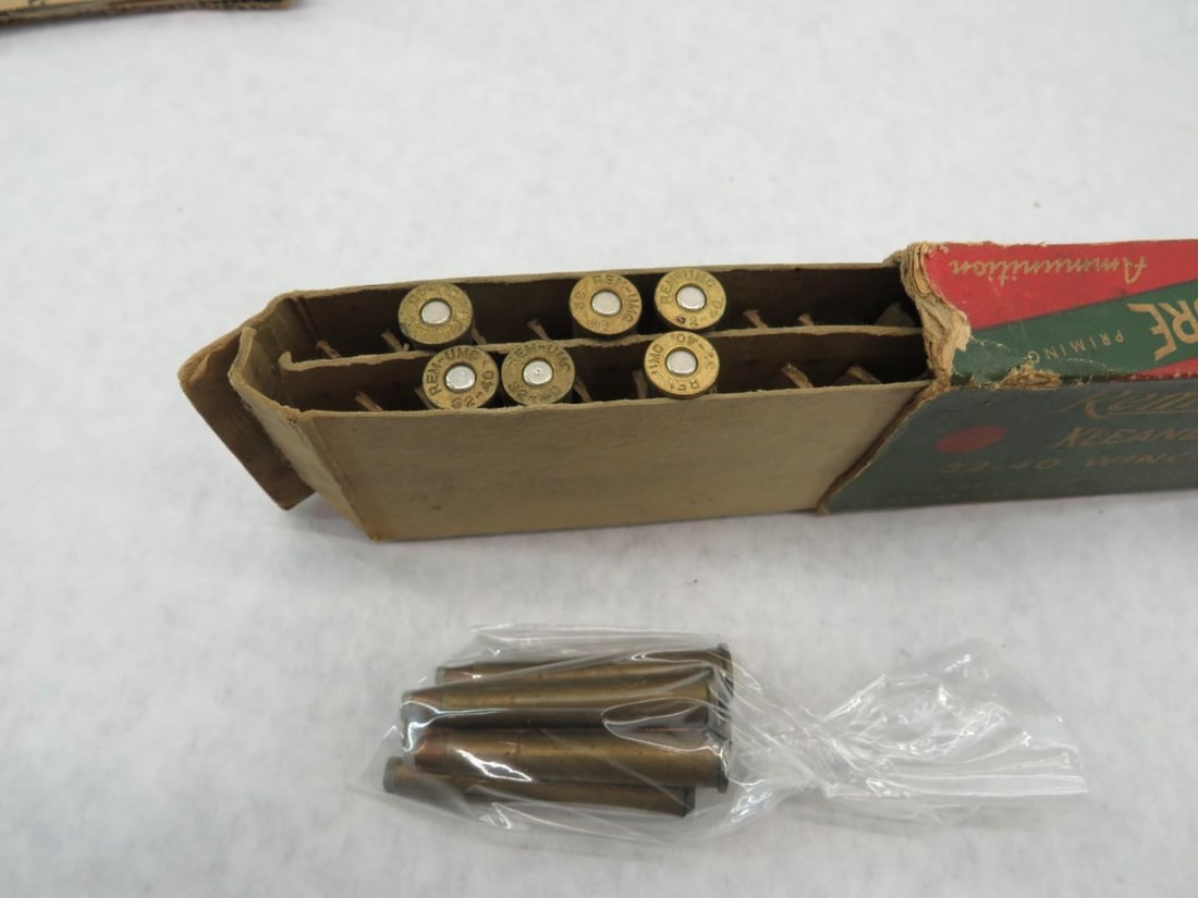(3) Vintage Boxes Remington & Peters .32-40 Boxes W/ Cartridges - 15