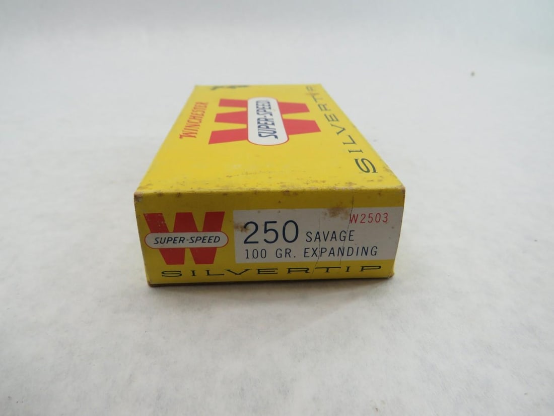 (4) Vintage Boxes Winchester 250 Savage Silvertip Cartridges - 6