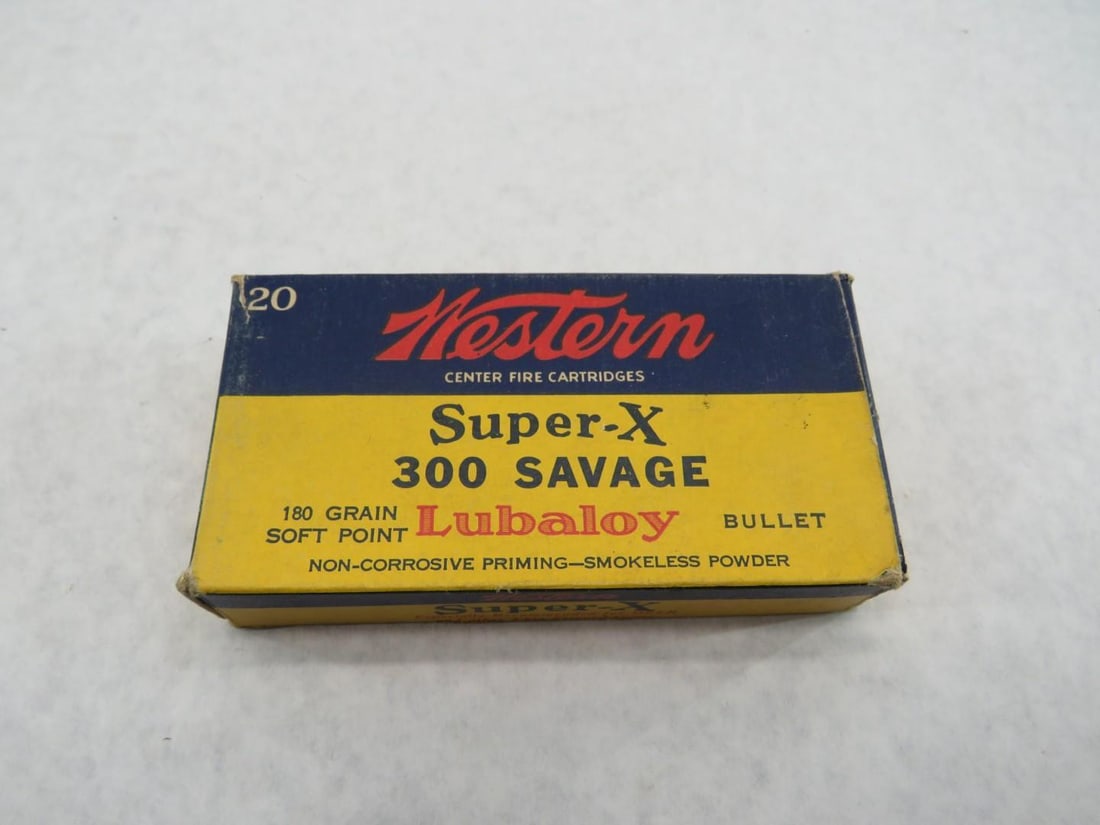(3) Vintage Boxes Winchester 300 Savage Cartridges - 10