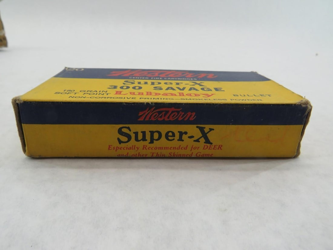 (3) Vintage Boxes Winchester 300 Savage Cartridges - 11