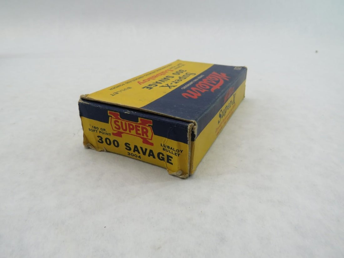 (3) Vintage Boxes Winchester 300 Savage Cartridges - 15