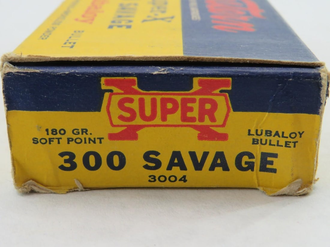 (3) Vintage Boxes Winchester 300 Savage Cartridges - 16