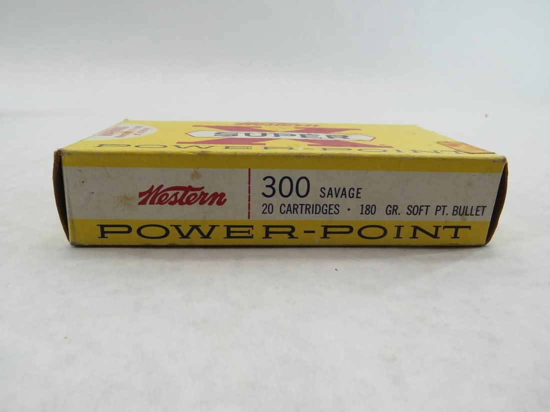 (3) Vintage Boxes Winchester 300 Savage Cartridges - 3