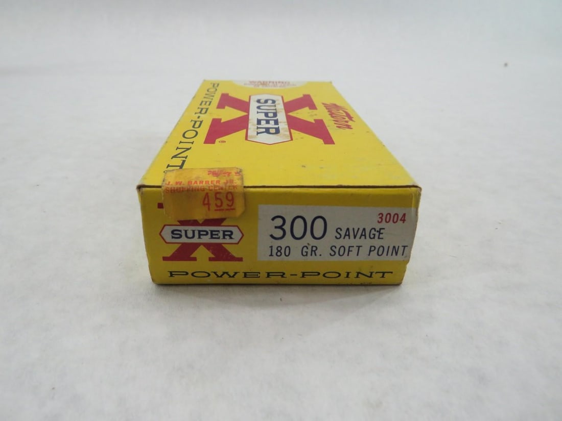 (3) Vintage Boxes Winchester 300 Savage Cartridges - 4