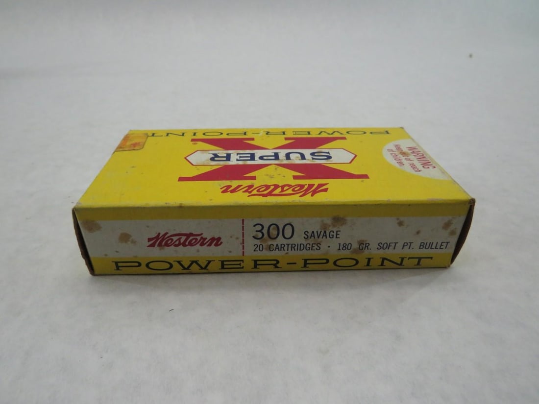 (3) Vintage Boxes Winchester 300 Savage Cartridges - 5