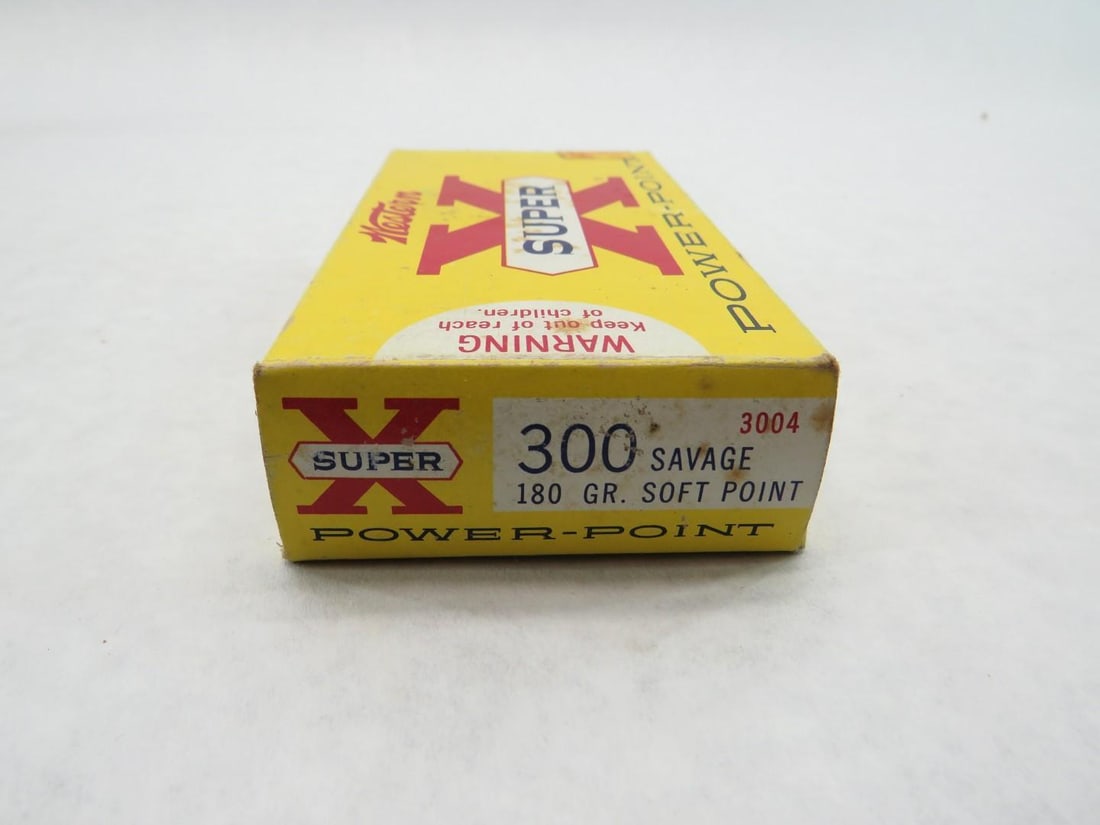 (3) Vintage Boxes Winchester 300 Savage Cartridges - 6