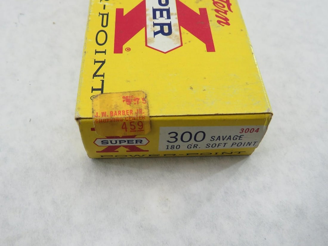 (3) Vintage Boxes Winchester 300 Savage Cartridges - 8