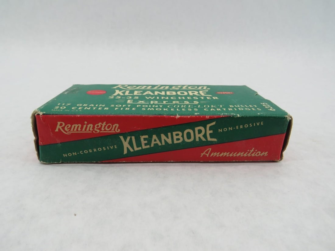 (3) Vintage Boxes Remington .25-35 Cartridges - 10