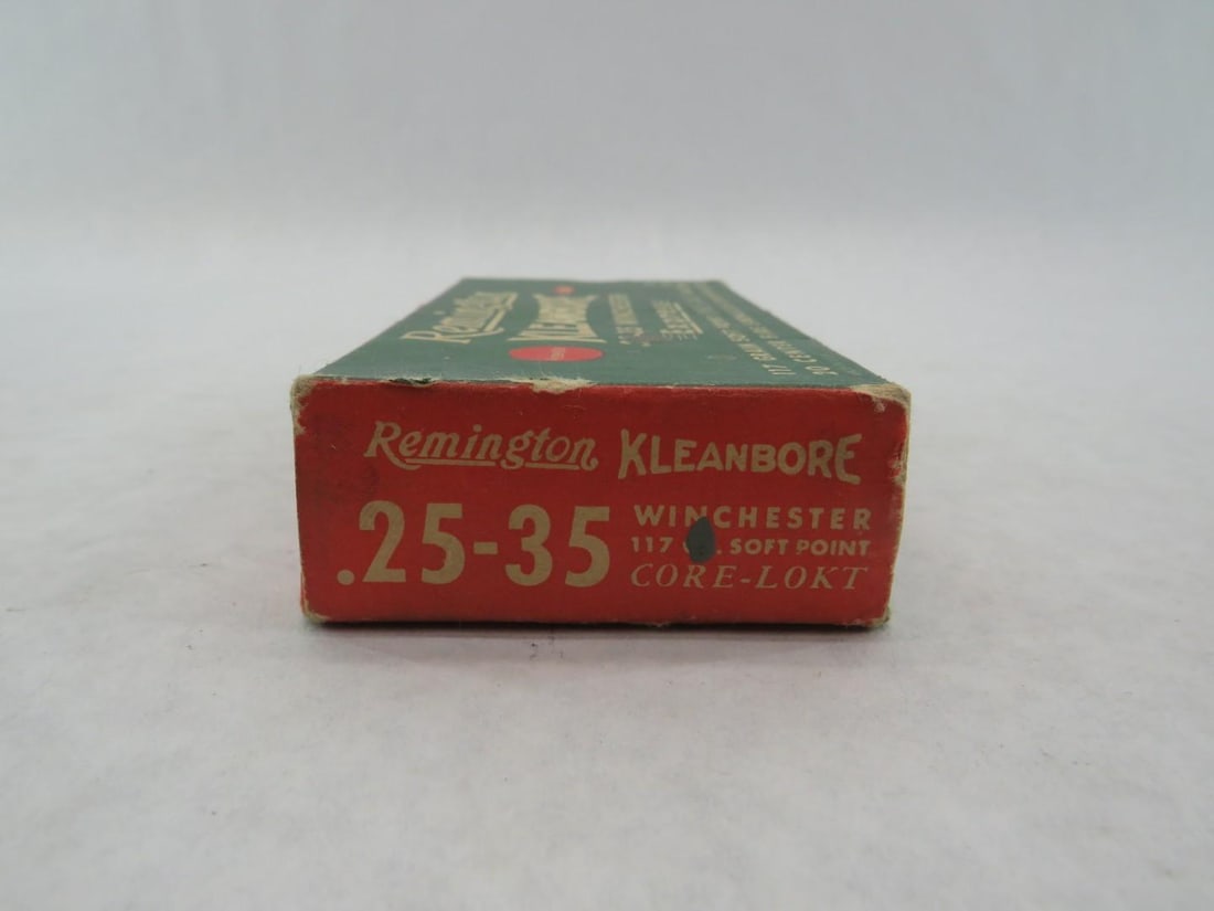 (3) Vintage Boxes Remington .25-35 Cartridges - 18