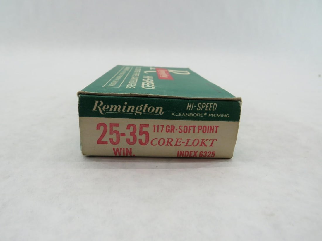 (3) Vintage Boxes Remington .25-35 Cartridges - 6
