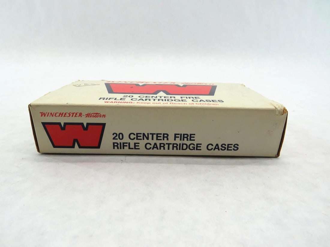 (1) Vintage Box of Winchester-Western .348 Unprimed Cartridge Casings - 2
