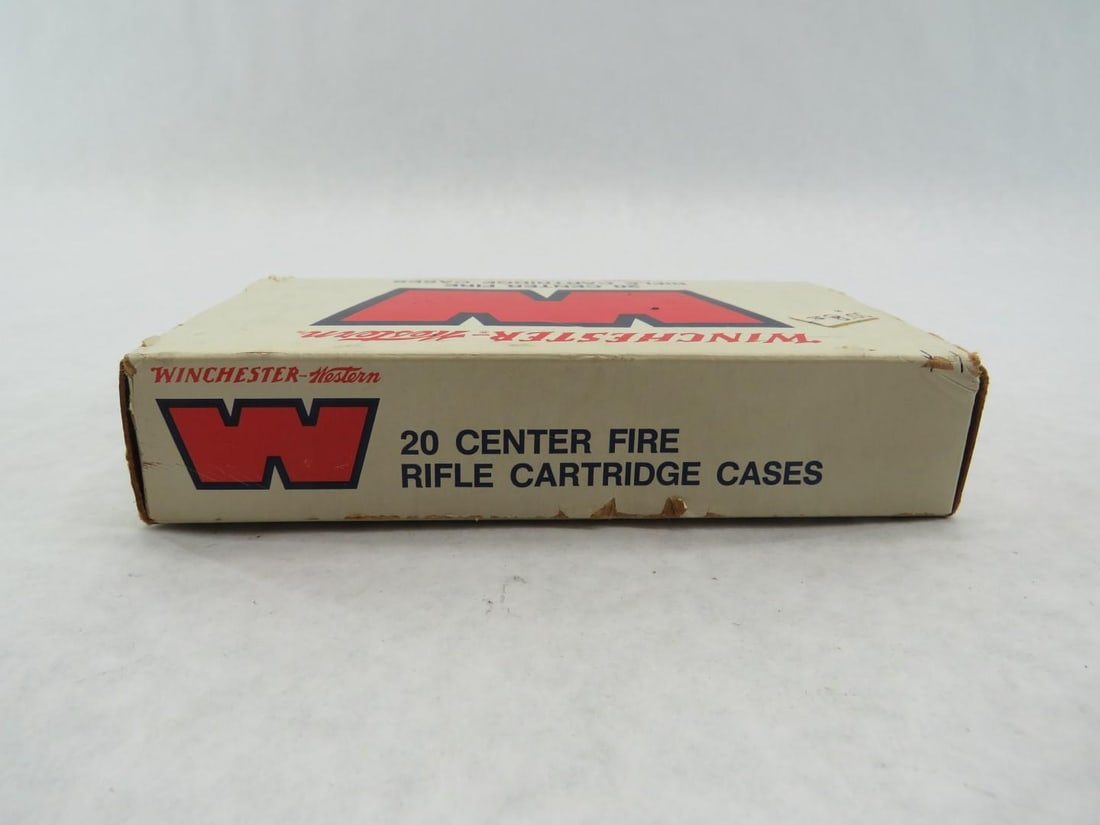 (1) Vintage Box of Winchester-Western .348 Unprimed Cartridge Casings - 4
