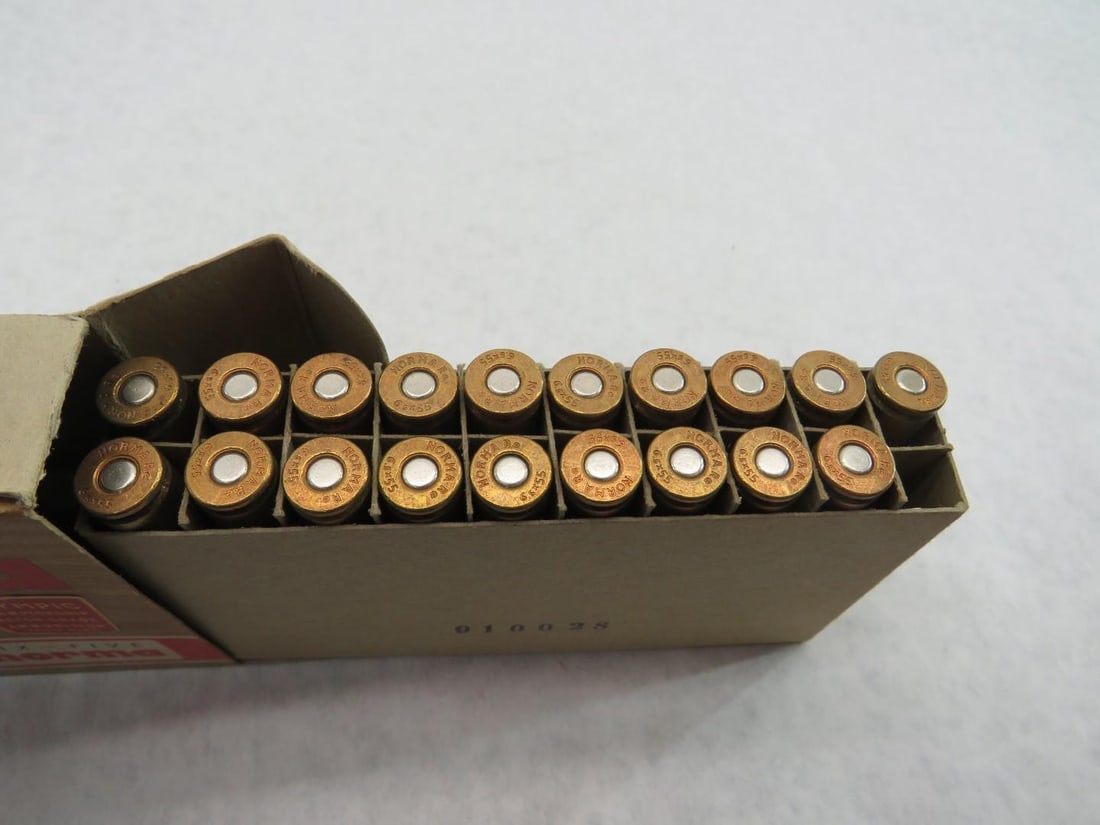 (4) Boxes of Norma 6.5 x 55 Cartridges - 6