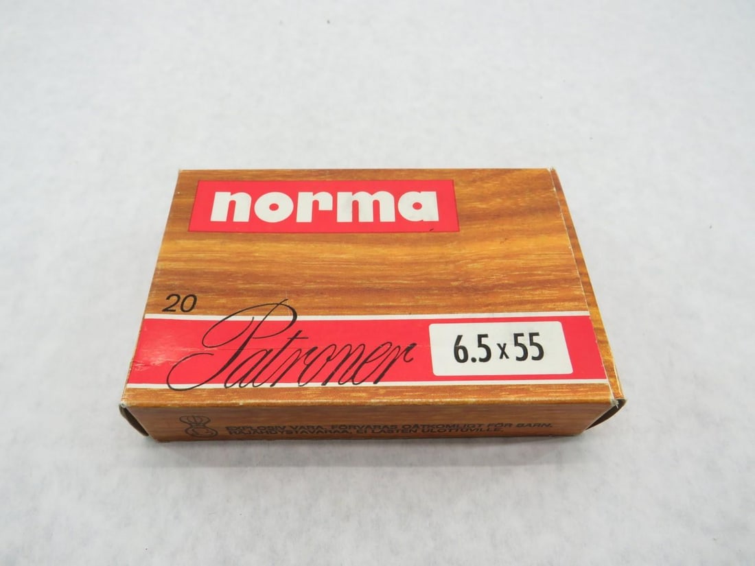 (4) Boxes of Norma 6.5 x 55 Cartridges - 7